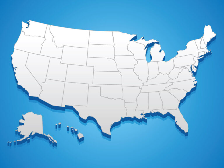 Map of the United States